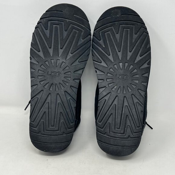 UGG 3236 Neumel Women's Suede Wool Chukka Ankle Boots - Black - Size 12 - Picture 11 of 12